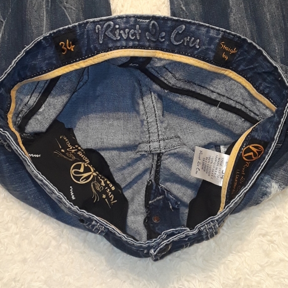 "Rivet De Cru Jeans". Men's Size: W34x34L - Picture 9 of 9